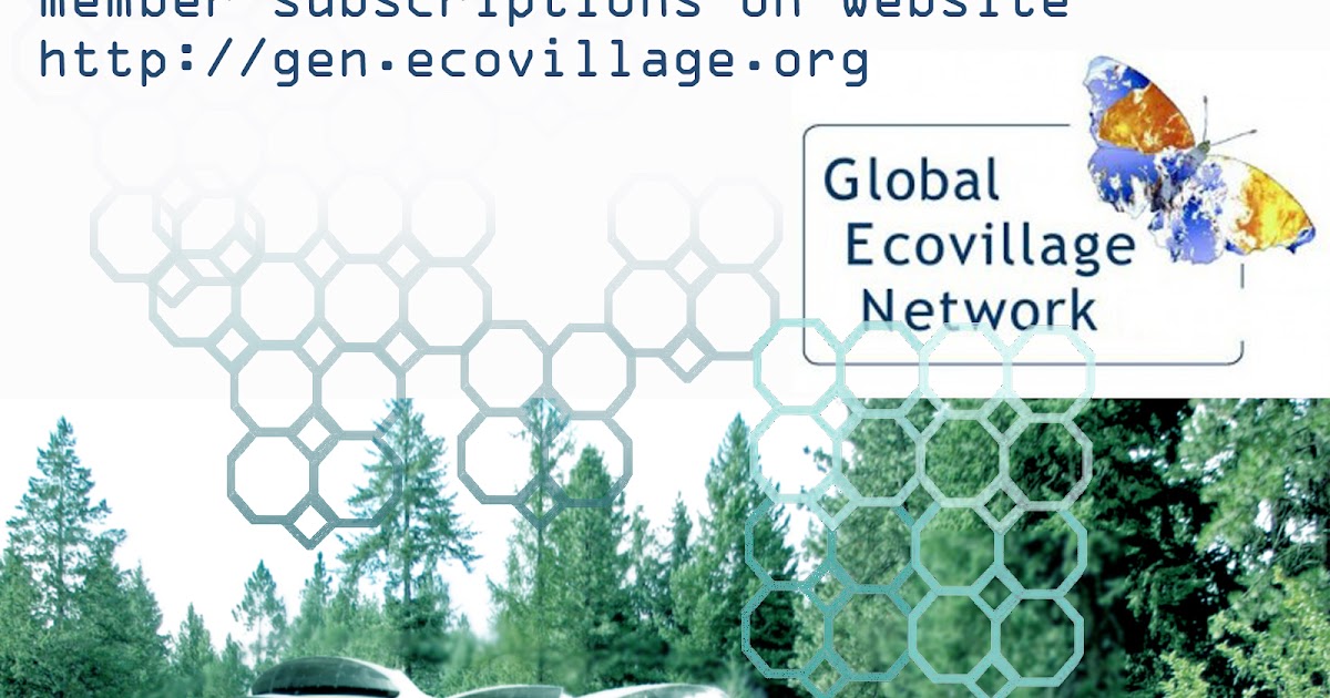 Prospenomics THE GLOBAL ECOVILLAGE NETWORK