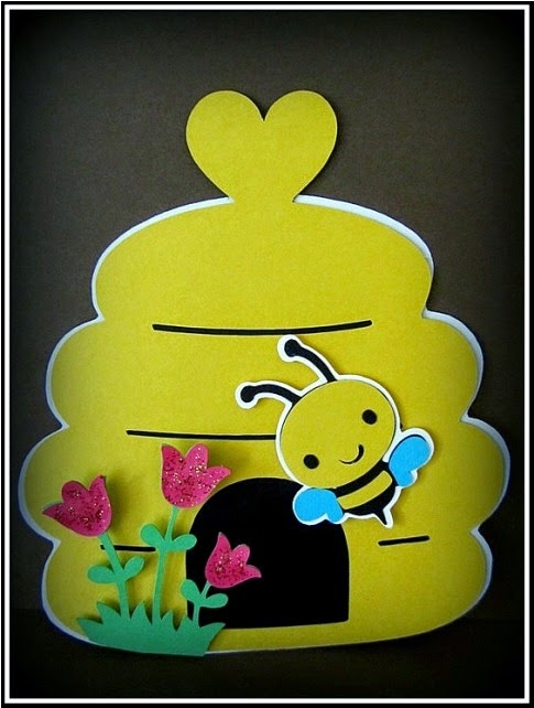 Jingvitations Create A Critter Cricut Beehive Card Invitation