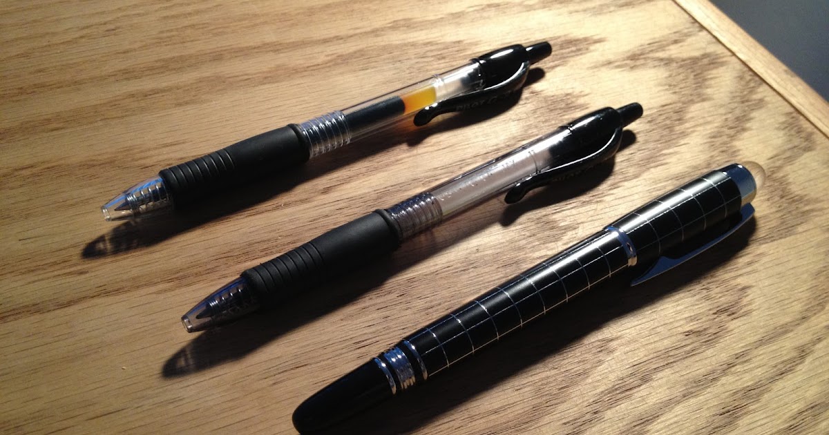 Built from Ink and Tea Rollerball Cartridge Swapping the Pilot G2