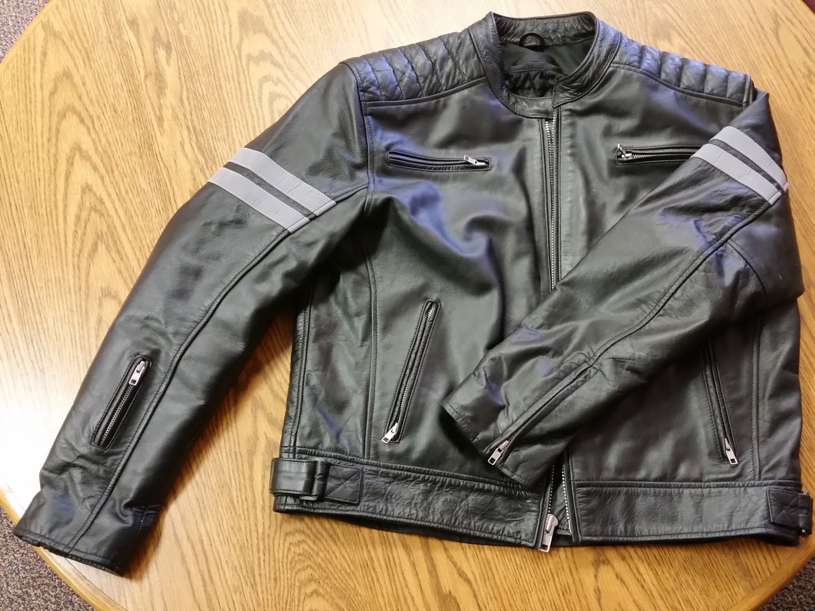 Ordinary Biker Oz Leather Jacket Review The Jacket Is Made With Quality Leather And Feels Very Strong Stitching Solid Zippers Are Heavy Duty Armor Typical For Motorcycle Jackets