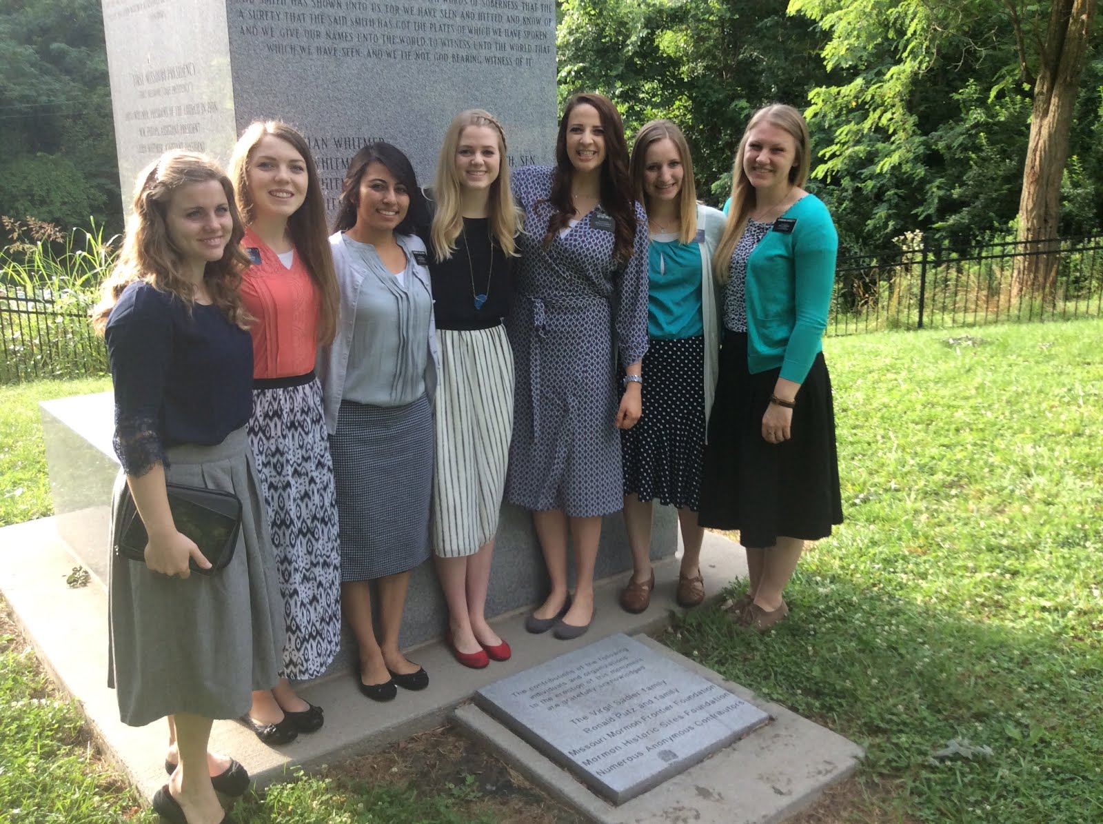 Monument to the Eight Witnesses of the Book of Mormon, Liberty, Missouri