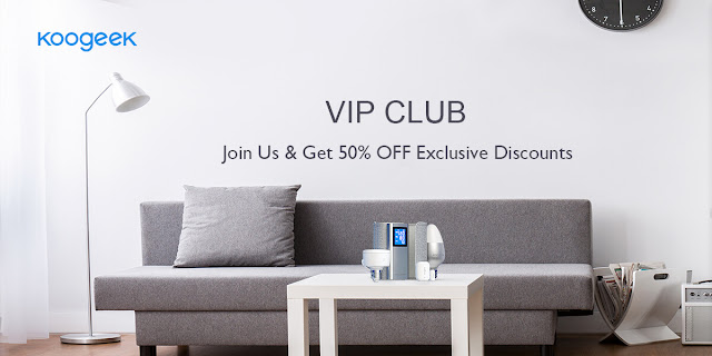 Koogeek VIP Club ofrece 50% de descuento en sus productos