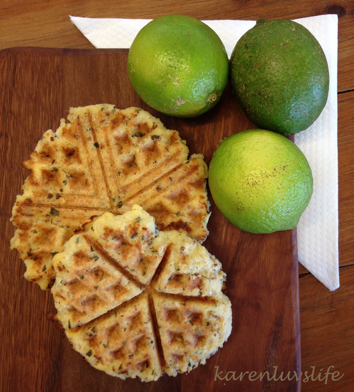KARENLUVSLIFE Crab Cake Waffles Grain free, dairy free