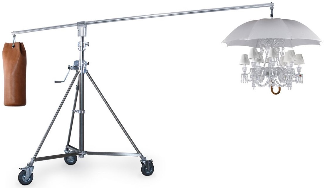 The Well Appointed Catwalk Umbrella Chandeliers Inspired By Umbrella Chandeliers Inspired By Philippe Starck Marie Coquine Floor Lamp Phillipe For Baccarat
