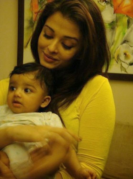 Aishwarya Rai Blog: Aishwarya Rai Bachchan with Baby Rai