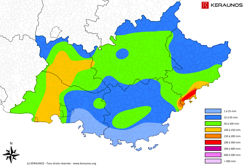 Pluies diluviennes et inondations en région PACA Info Meteo