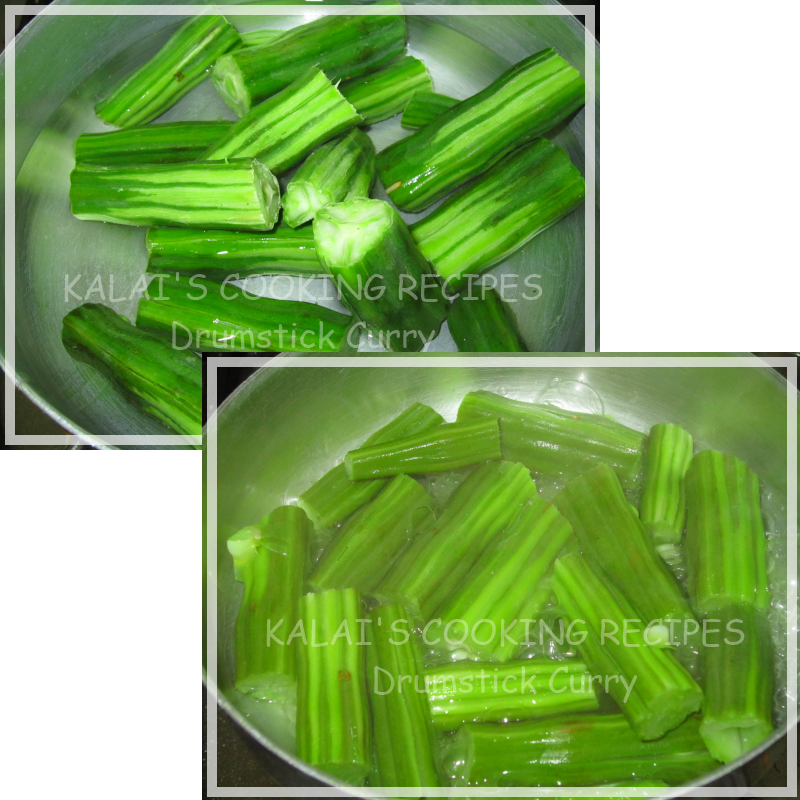 KALAI'S COOKING RECIPES Drumstick Coconut Milk Curry Murungakkai