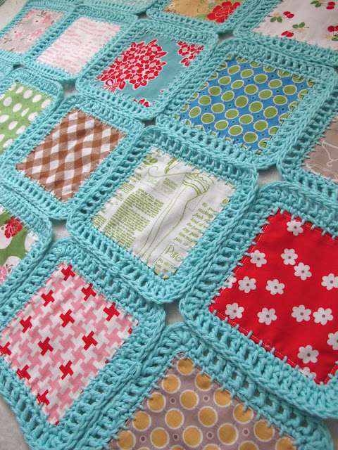 crochet along a long fusion blanket free pattern bee bonnet little miss shabby flickr