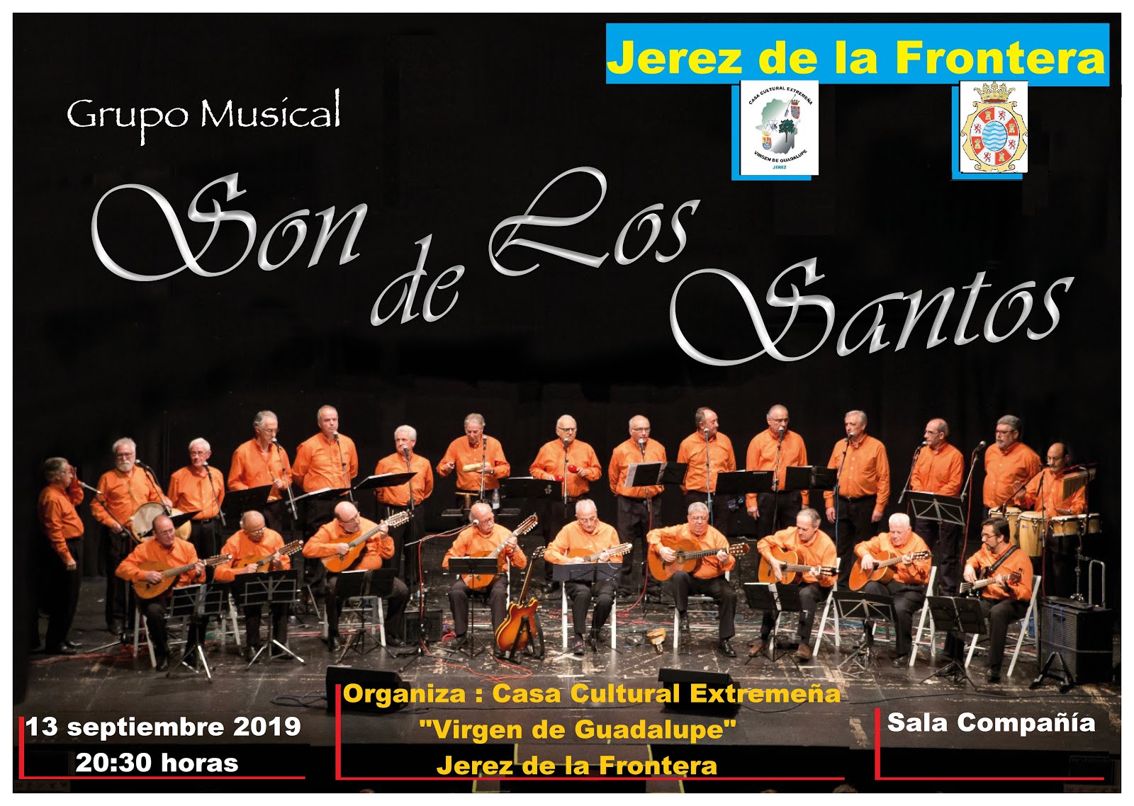 CONCIERTO EN JEREZ DE LA FRONTERA (Cádiz): 13 de SEPTIEMBRE de 2019