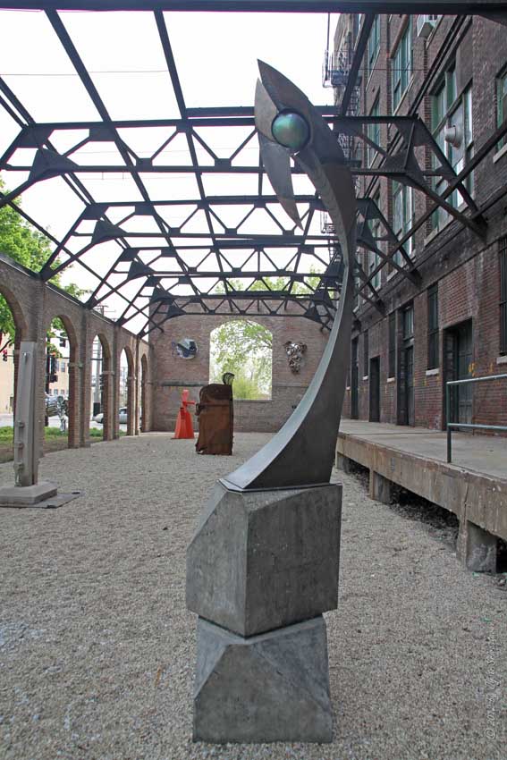 Public Art in Chicago CSI Installation at Bridgeport Art Center