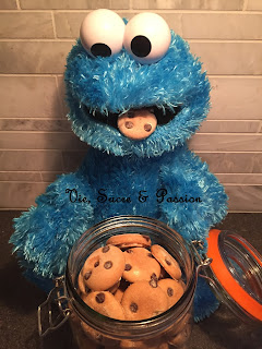 Biscuits aux brisures de chocolat Cookie Monster Cookie Monster chocolate chips cookies