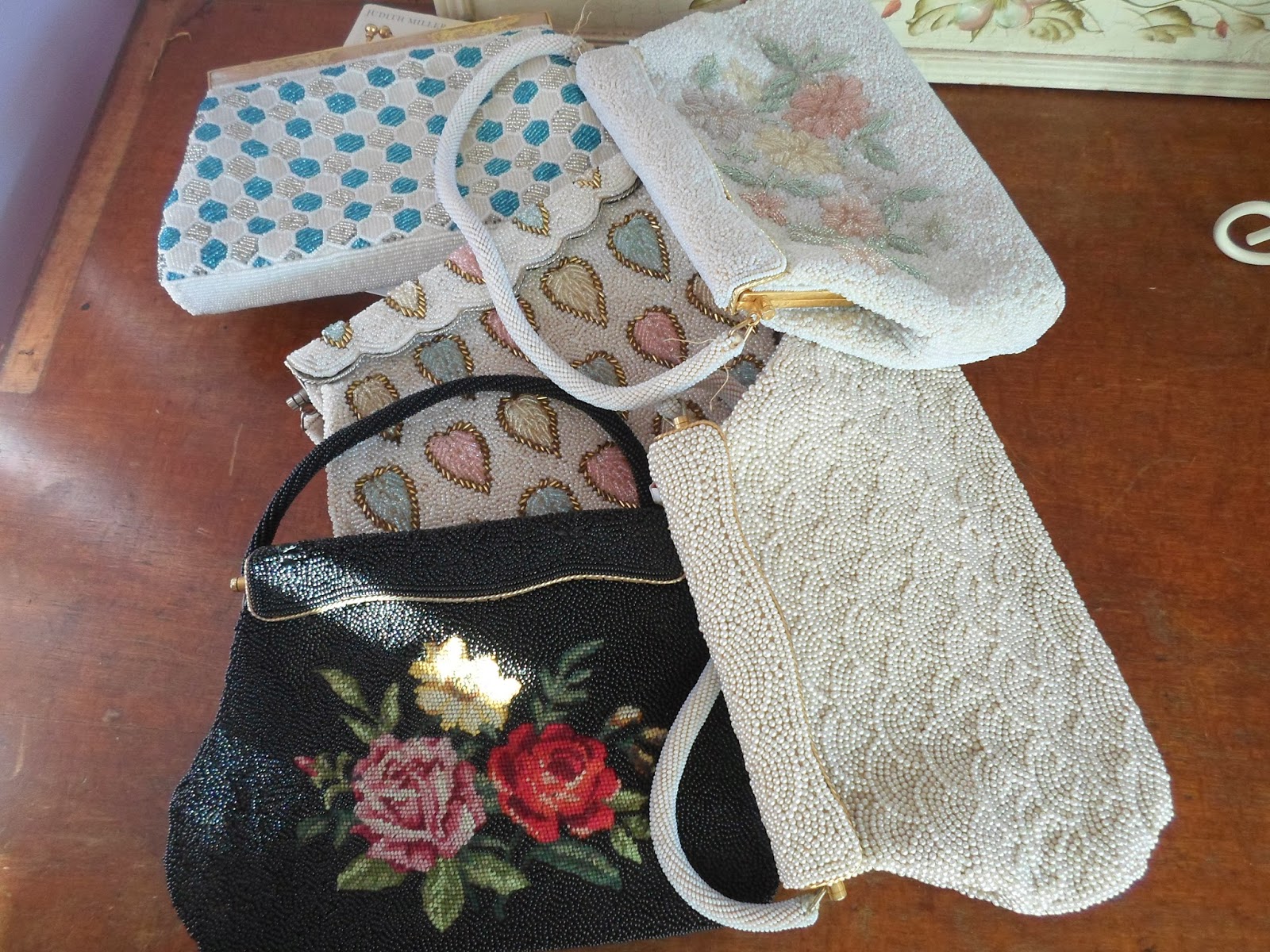 1950s Vintage Beaded Purses GracefullyVintage