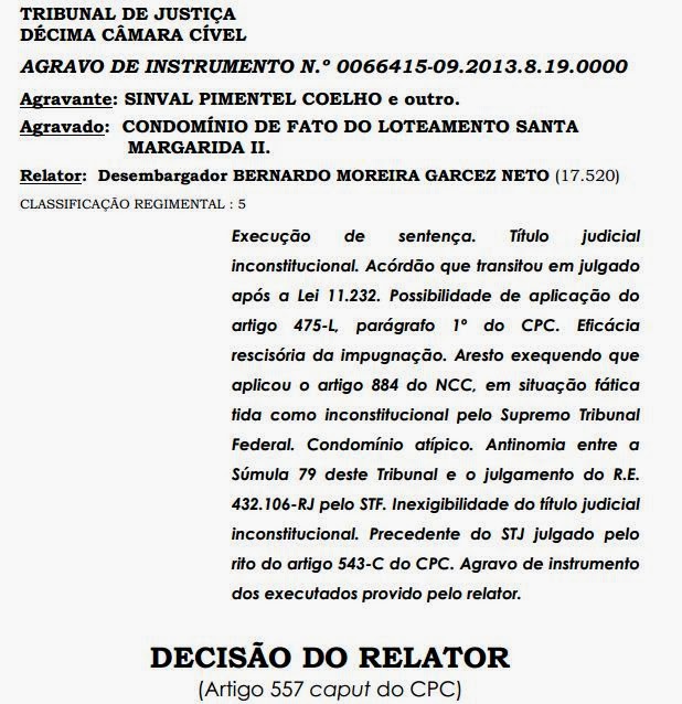 Artigo 475 l cpc