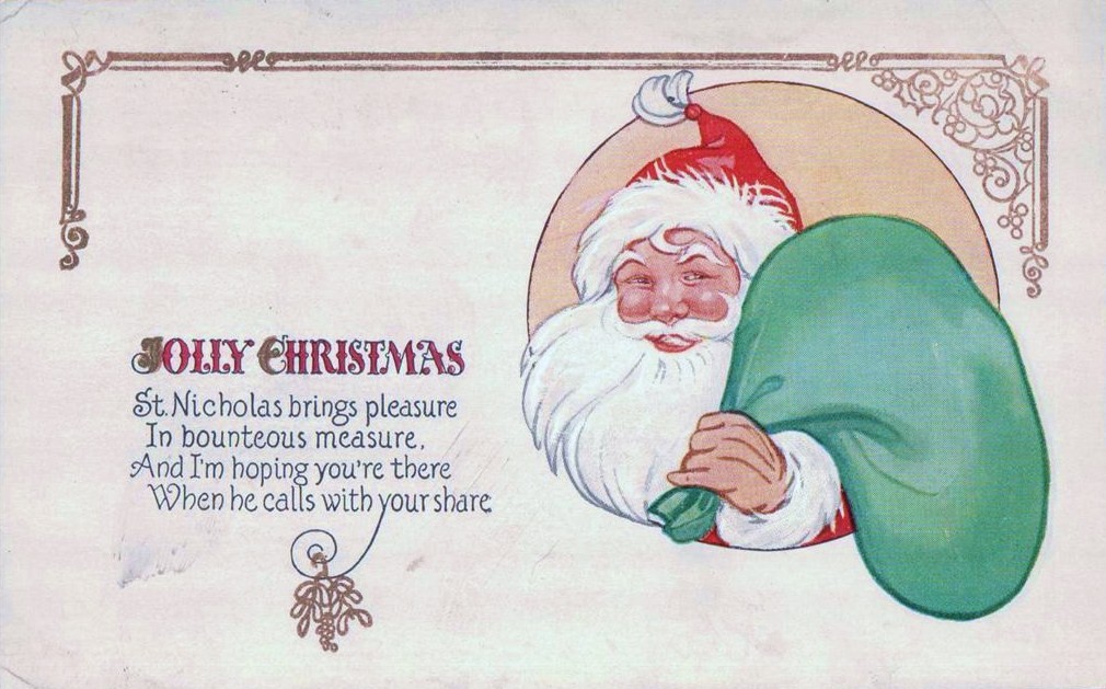 Nothing But Limericks St. Nicholas Brings Pleasure A Santa Claus
