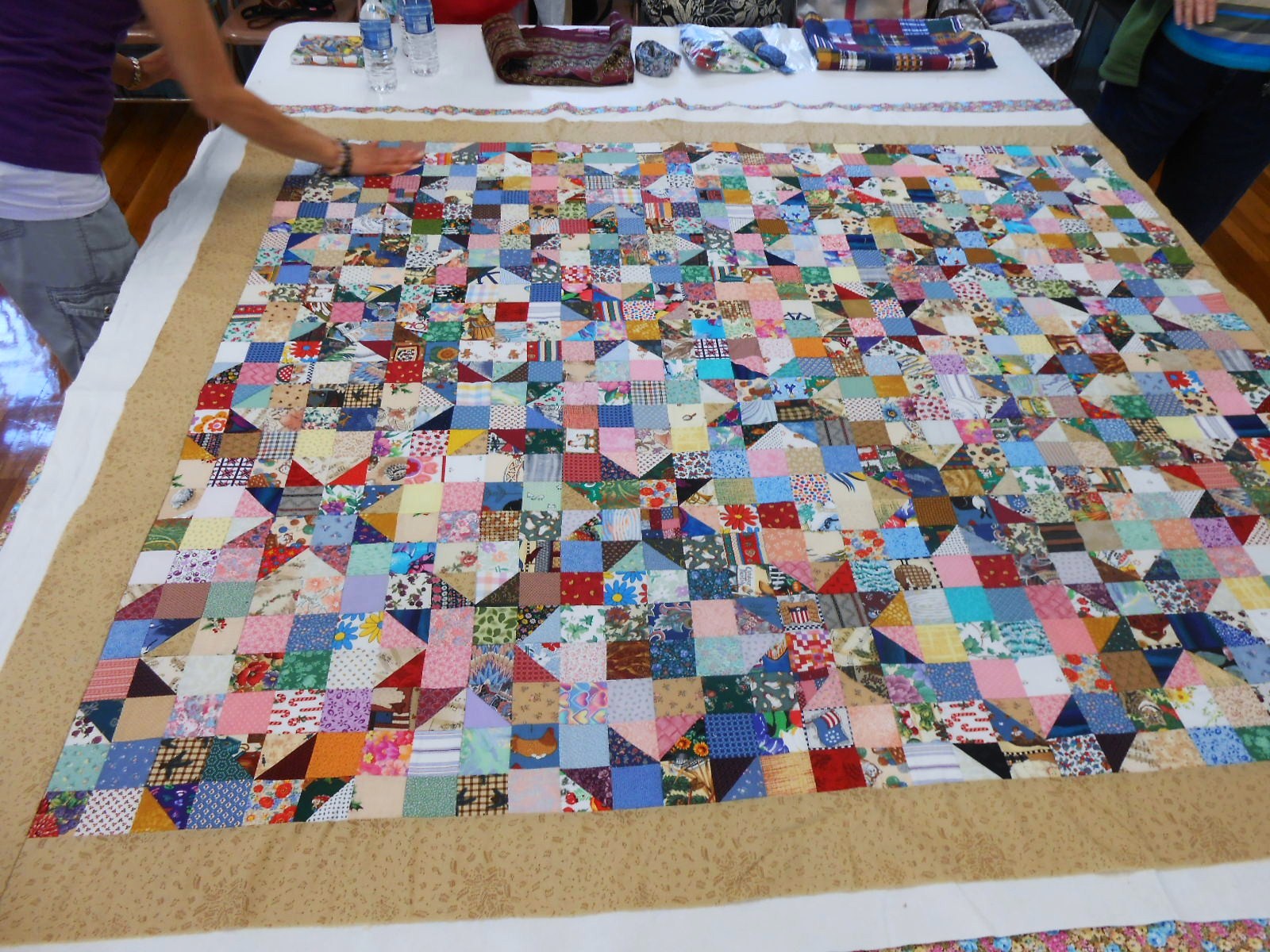 Peace by Piece Quilters Clean Sweep Quilting Event 2013