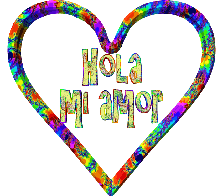 GIF ANIMADOS... GIF ANIMADOS TRANSPARENTES DE CORAZÓN CON TEXTO (HOLA