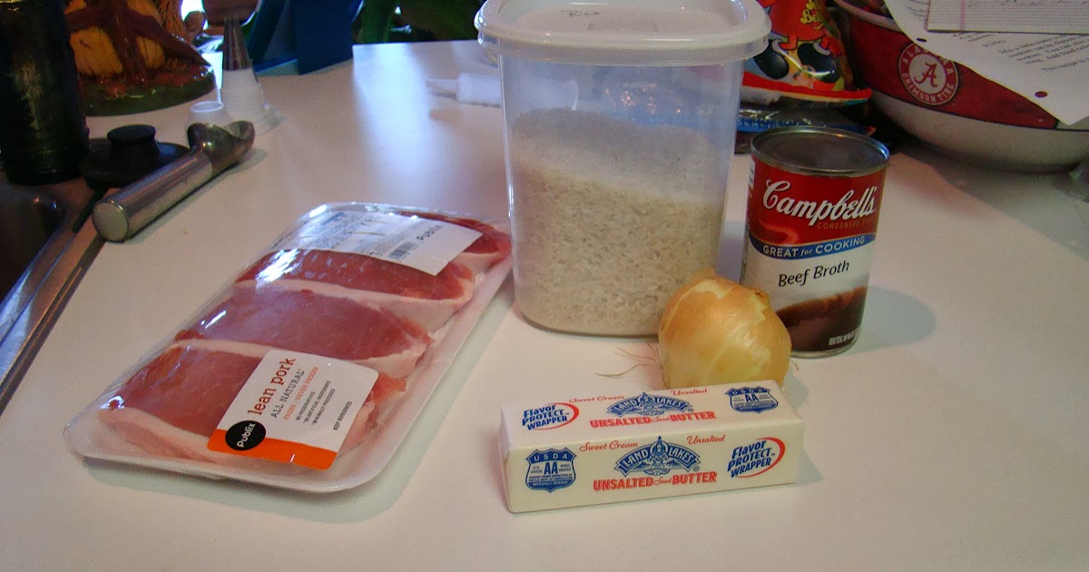 Dinner with the Grobmyers Trisha Yearwood's Pork Chops and Rice