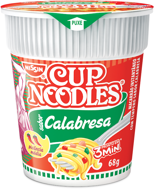 NISSIN® Miojo lança CUP NOODLES® sabor Calabresa Design Innova