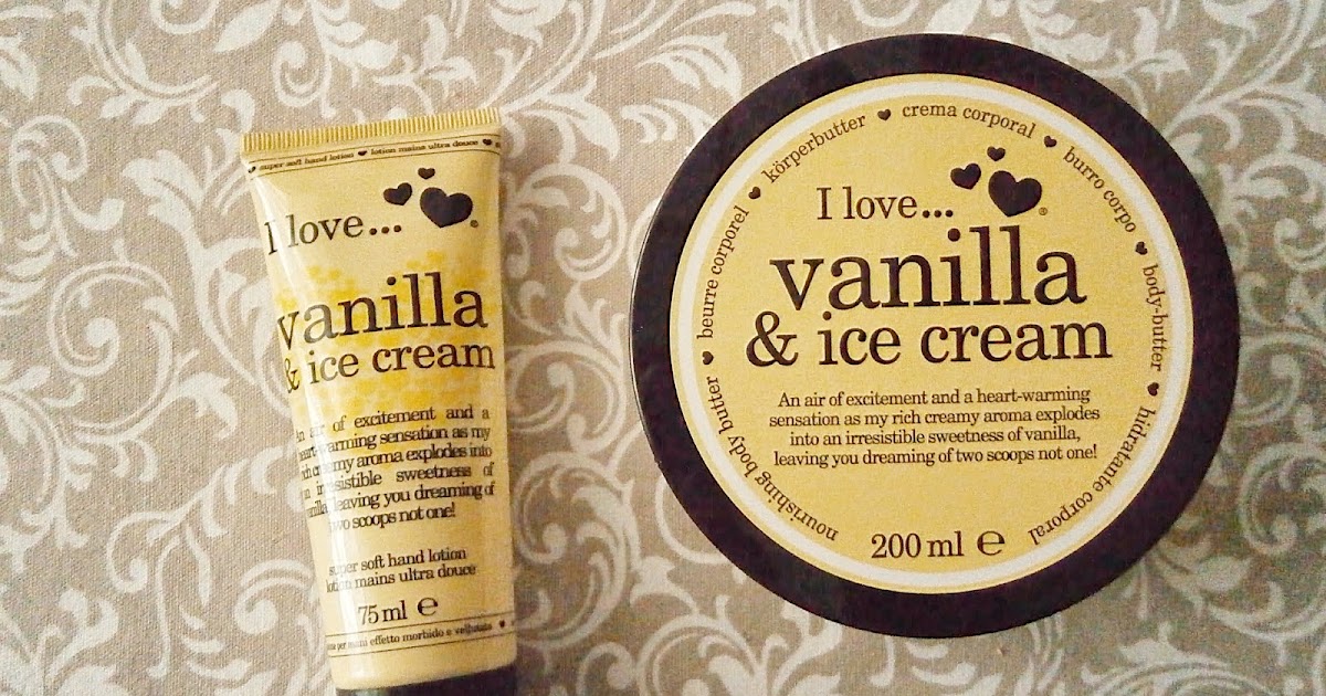 I love... Vanilla & Ice cream BEAUTY FINE PRINT