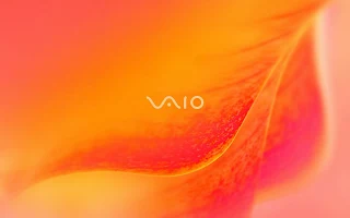 Sony Vaio Orange Desktop Wallpaper