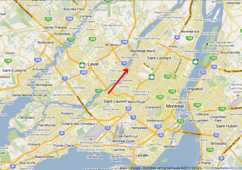 Une famille nantaise à Montréal... Au Nord de Montréal