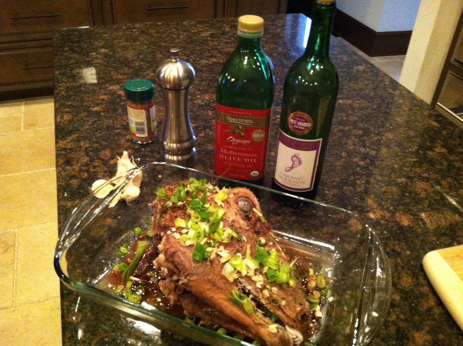 Adventures of an Island Gal Roasted Lamb's Head and Organs