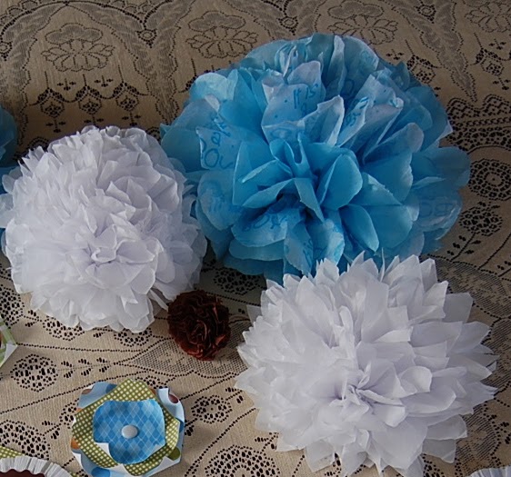 saltbox treasures How to Make Pom Pom Tissue Flowers