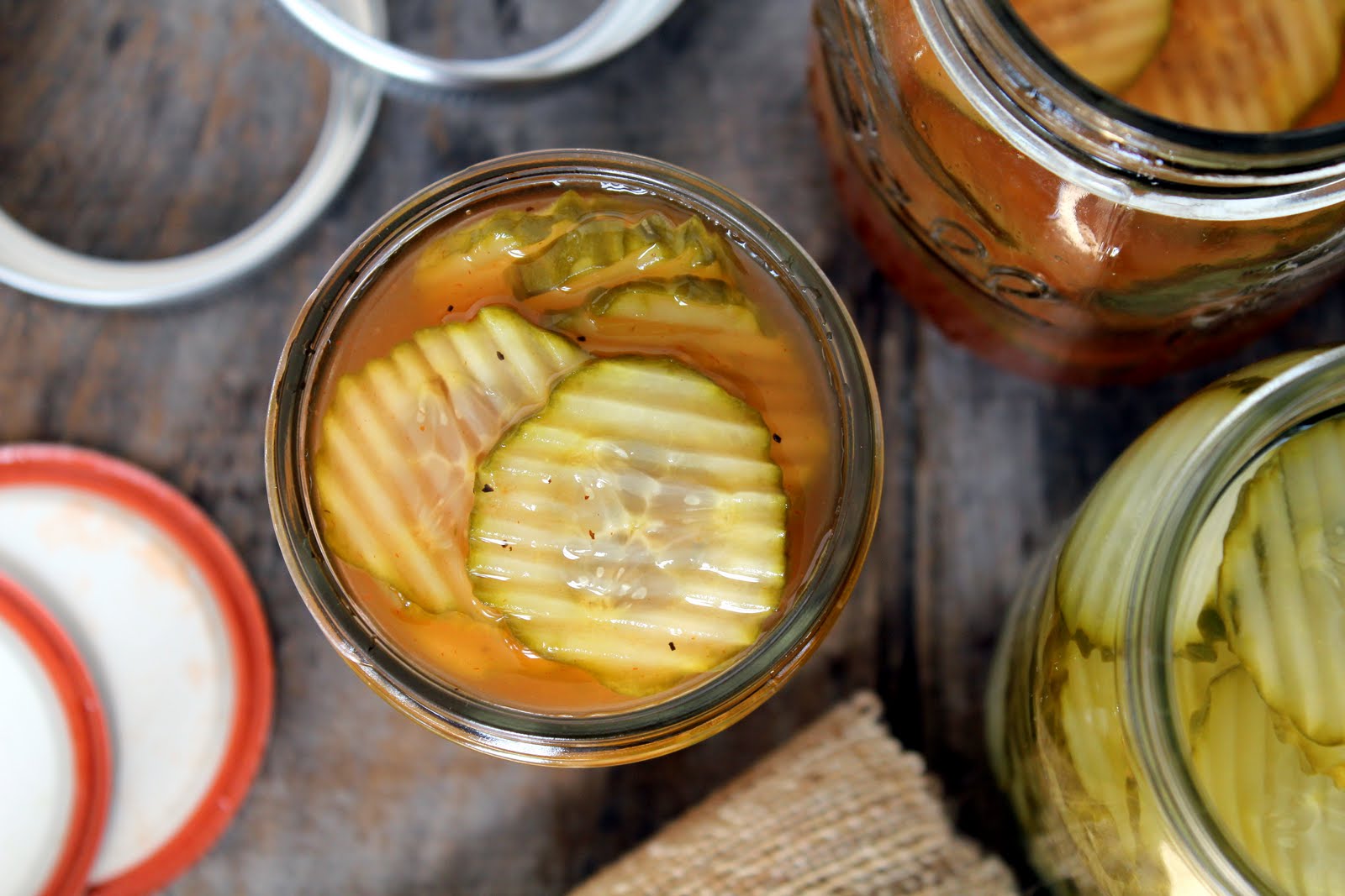 Cherry Tea Cakes BBQ Pickle Chips