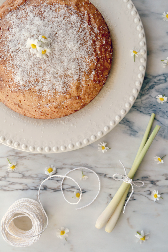 Sweet Gula World Baking Day Lemongrass Coconut Cake