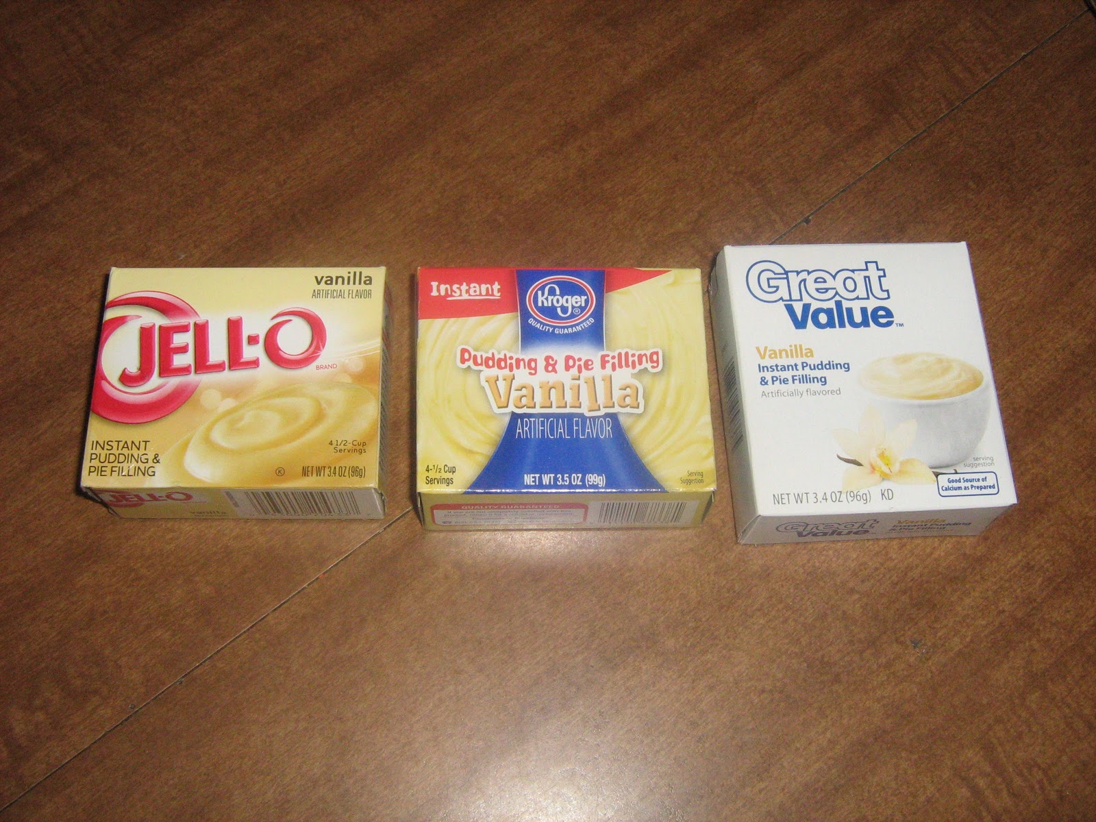 Spendwise Moms Name Brand vs. Store Brand Pudding