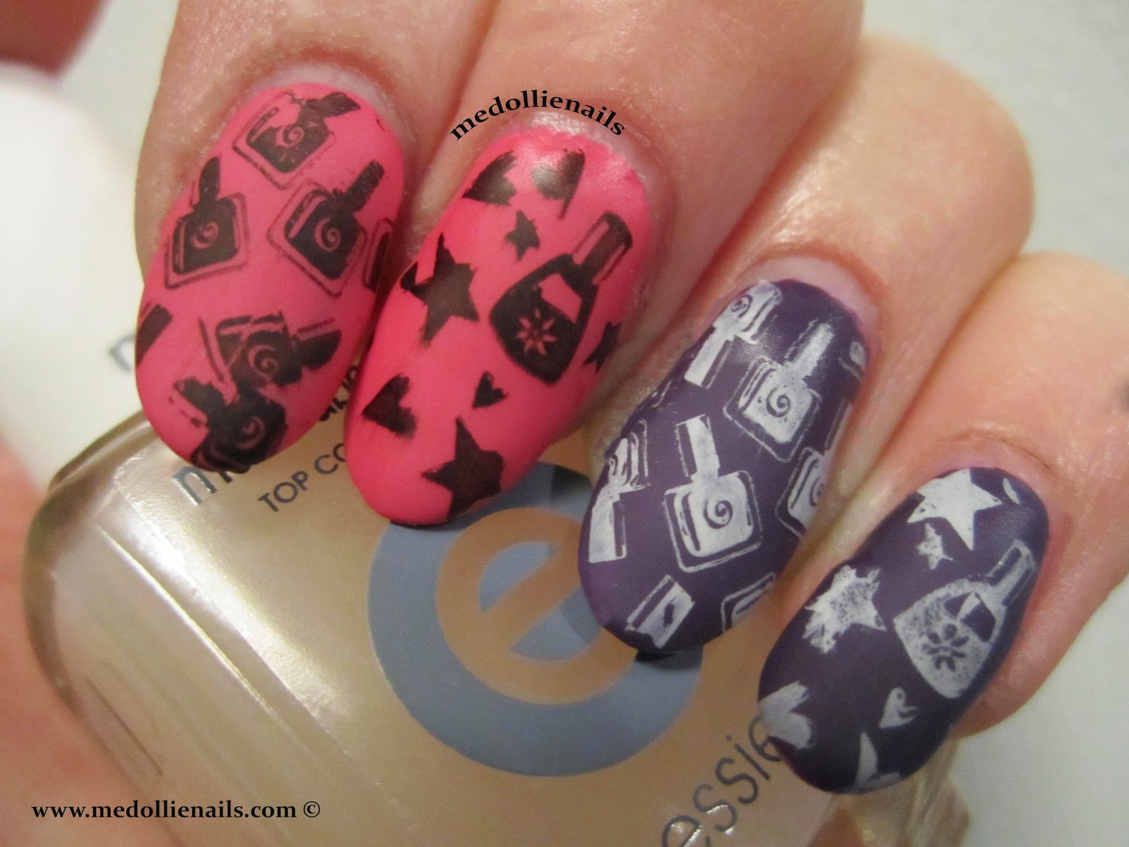 Medollie Nails Nail Polish Bottles I Really Love This Super Cute And Awesome Nail Polish Stamping Plate From Www Bornpretty Here Is The Direct Link To