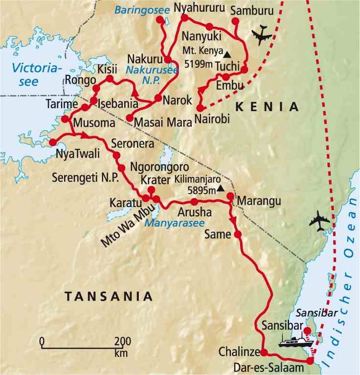 Reisebericht Expeditionsreise Tansania Kenia Sansibar 2012