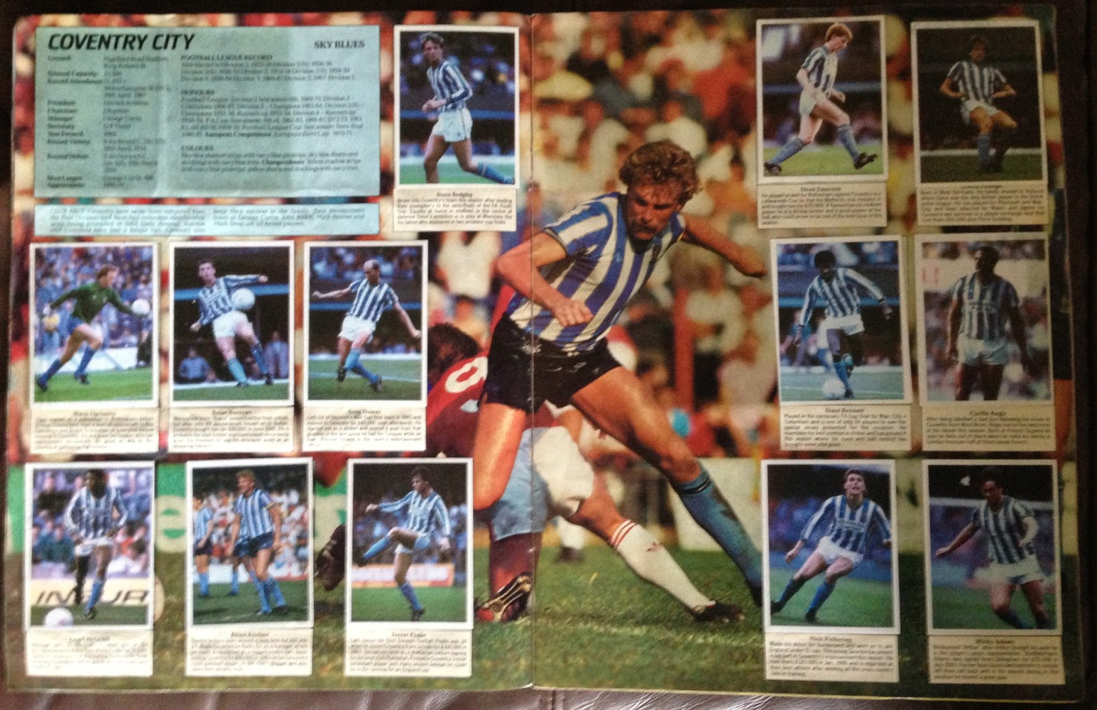 Stick With Soccer Daily Mirror Sticker Album 198687 The Football Attic