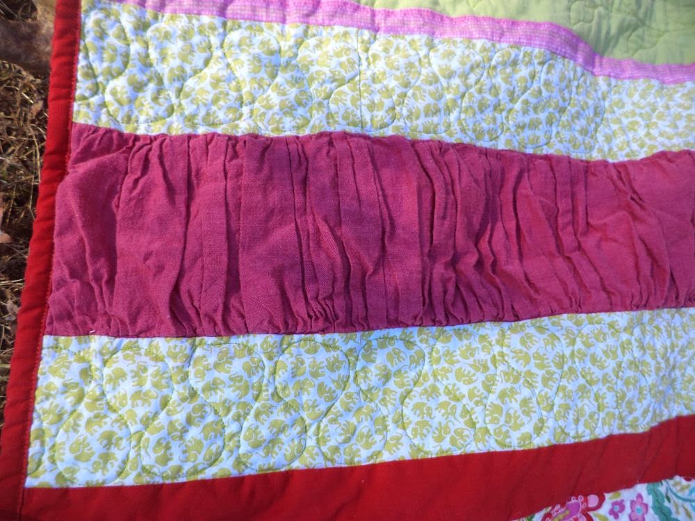 Kat & Cat Quilts Friday Finish, with Ruffles!