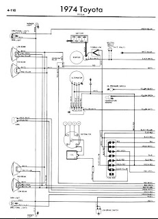 repair-manuals: Toyota Hilux 1974 Wiring Diagram