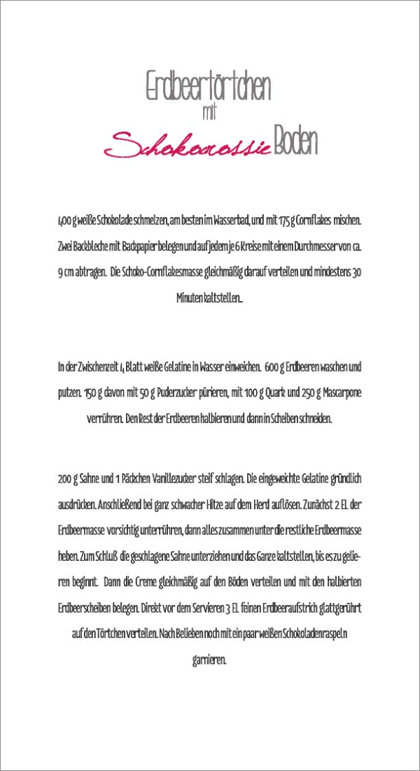 Erdbeertortchen Auf Schoko Crossie Boden Applewoodhouse De