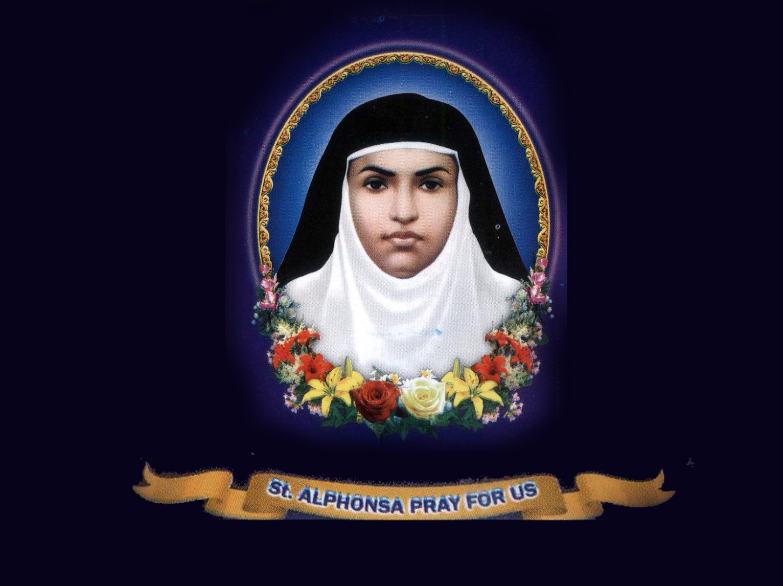 MV gfx St.Alphonsa Pray For Us.