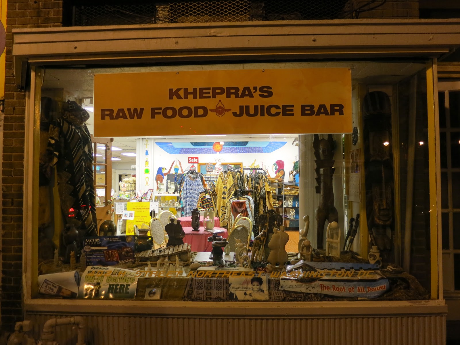 The Veracious Vegan Khepra's Raw Food Juice Bar, DC