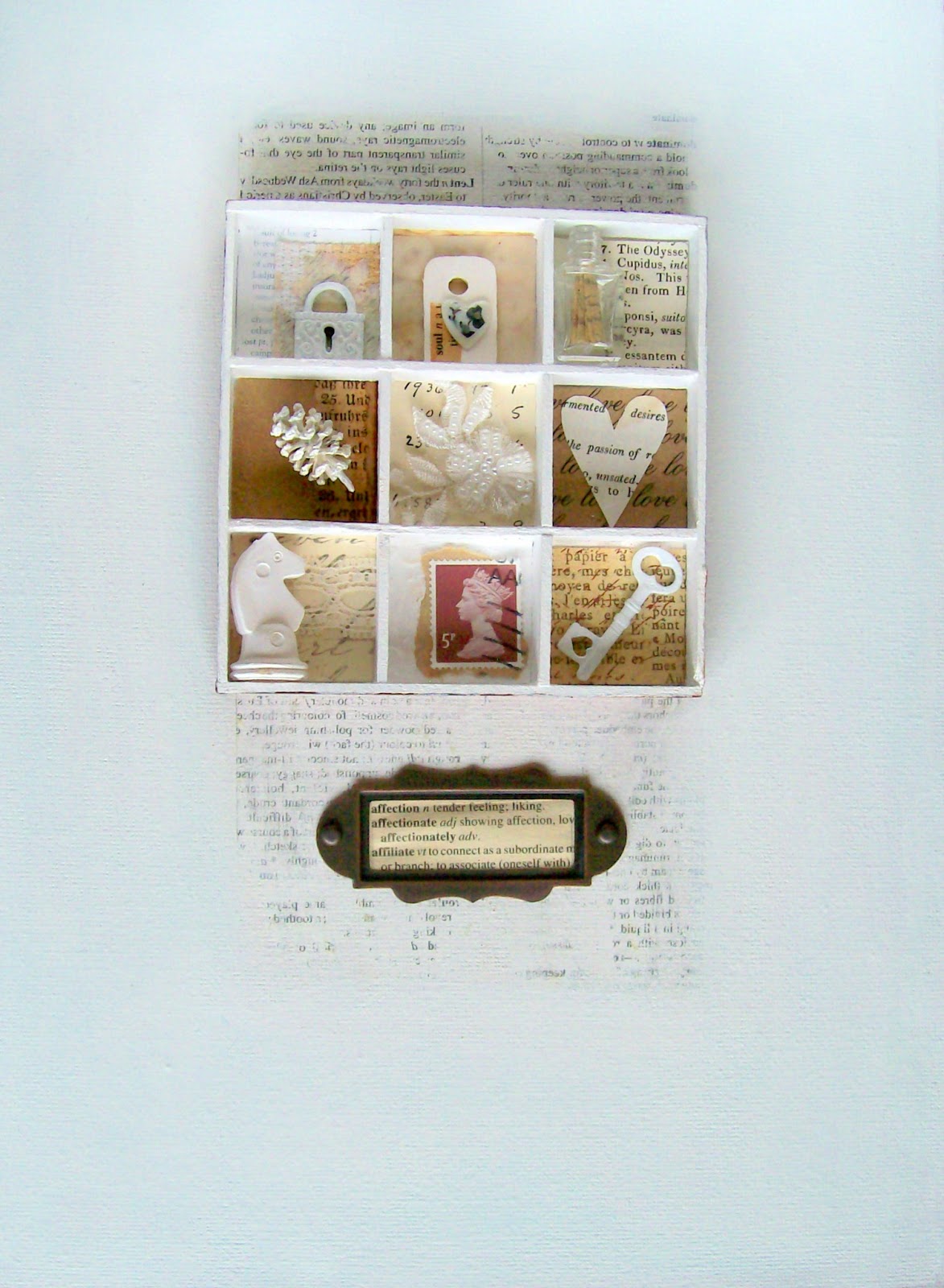 Artangel Mixed media art tutorial, text transfer