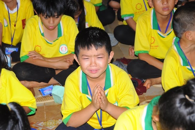 chùa hoa khai,khóa tu mùa hè,đăk nông,thắp nến,tri ân