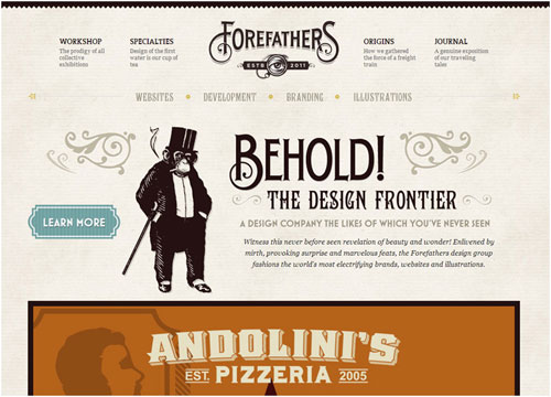 typography website