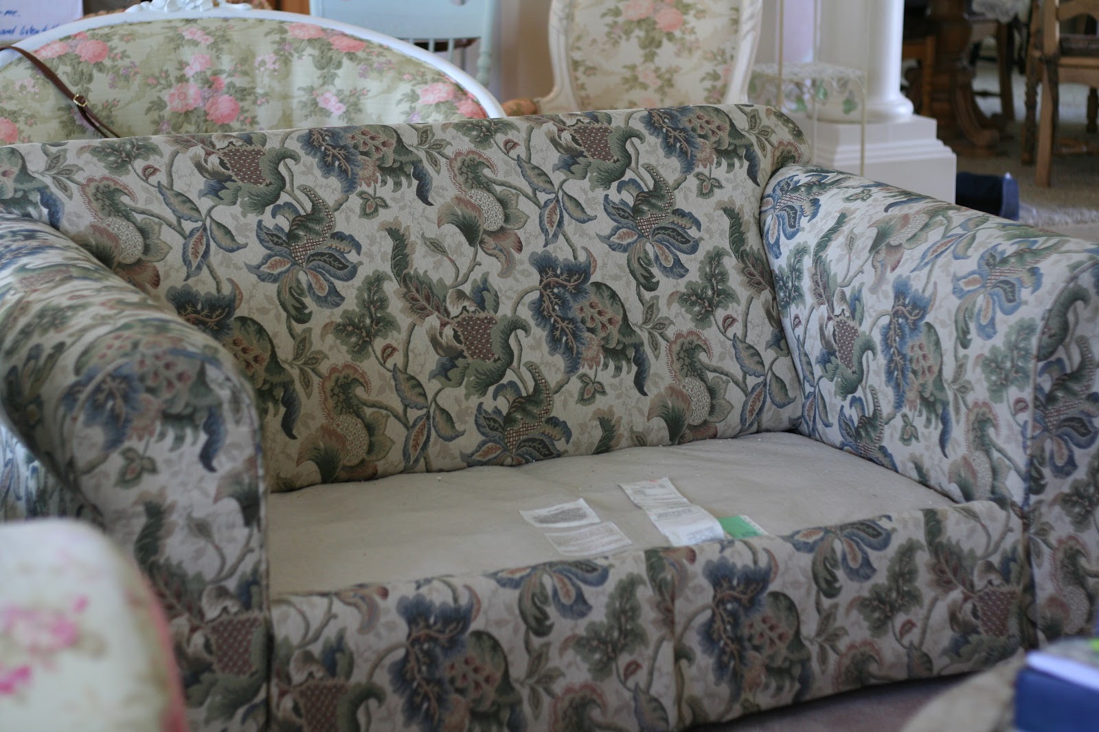 Custom Slipcovers by Shelley Vintage Chenille Bedspread Slipcovers