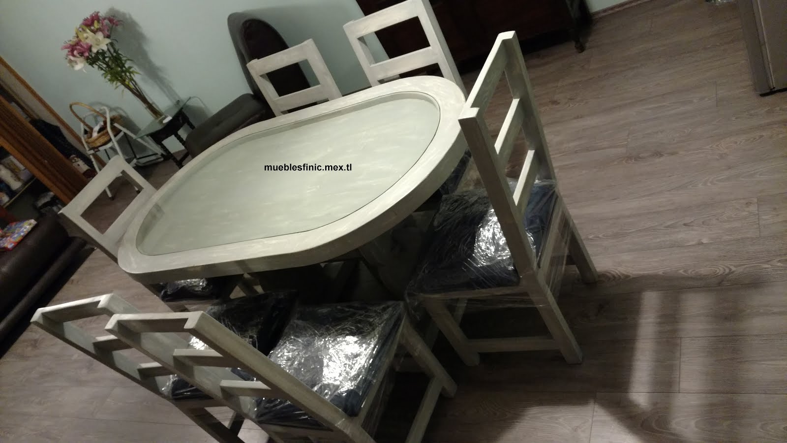 comedor gris provenzal 6s