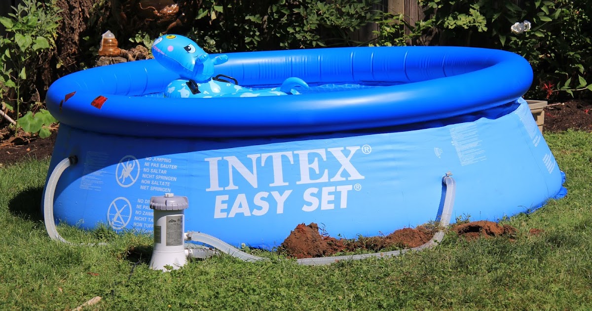 dirt digging sisters An above ground pool finds a home