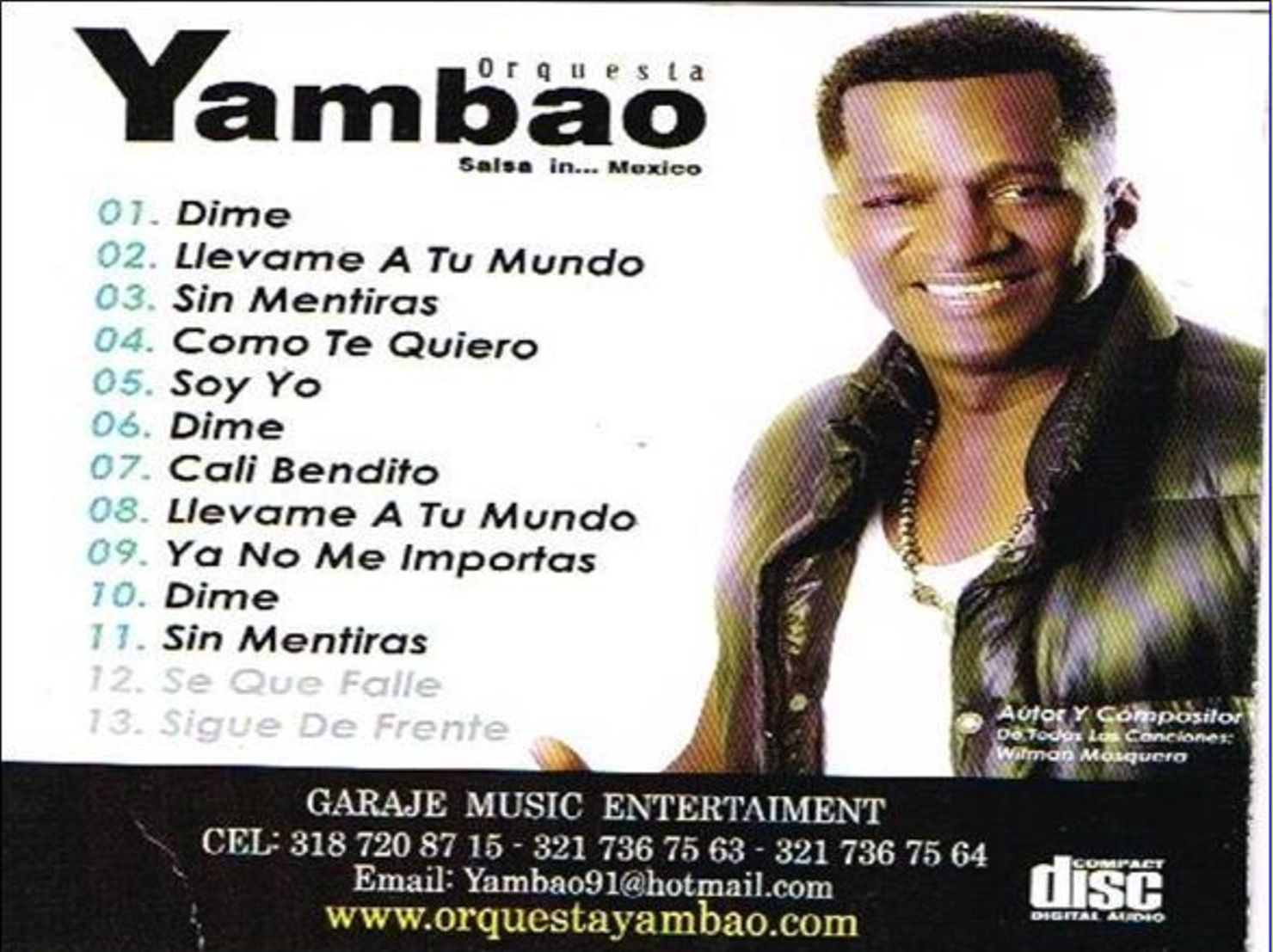 HILLARY RAMIREZ ORQUESTA YAMBAO SALSA EN MEXICO LLEVAME A TU MUNDO