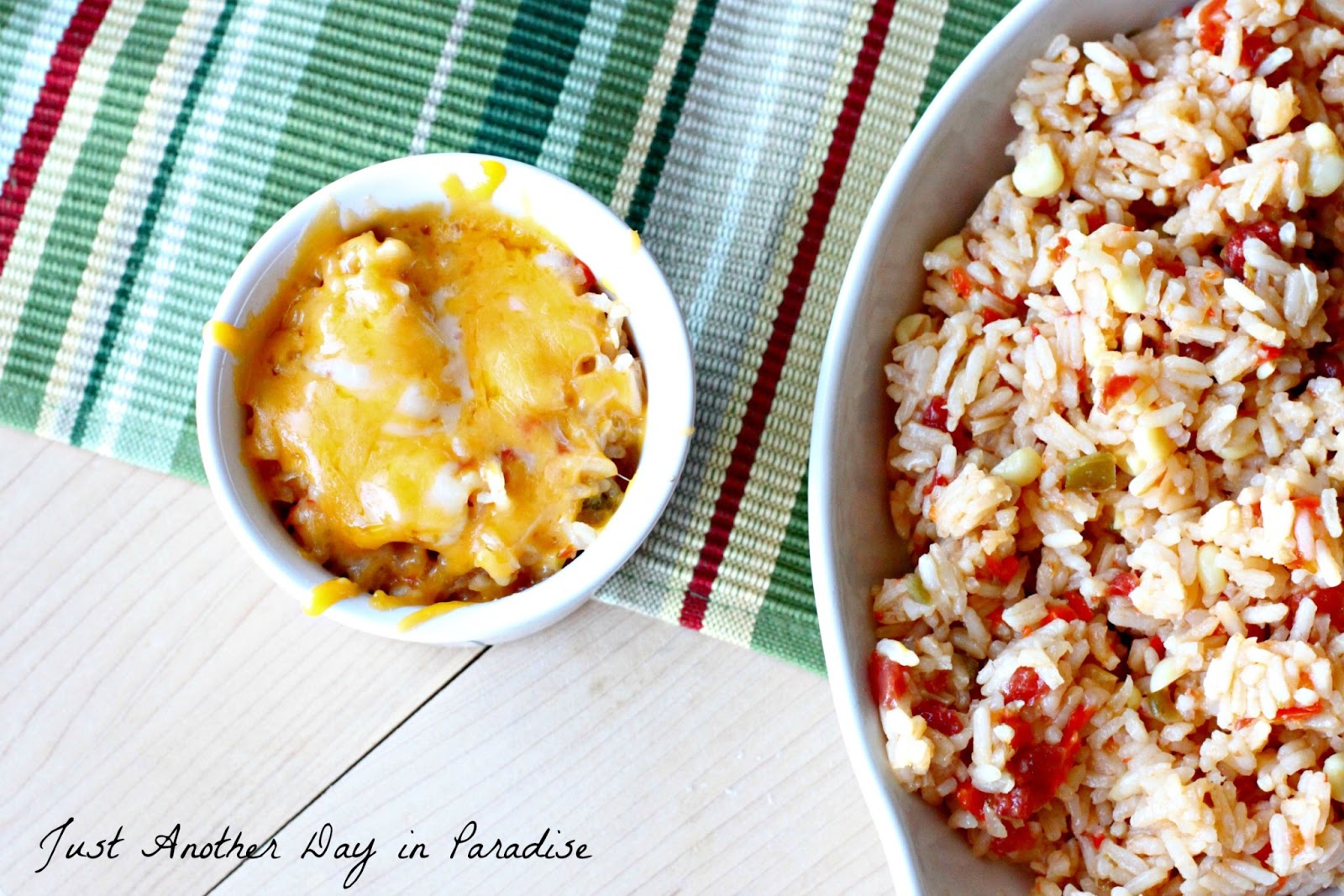 Larissa Another Day Cheesy Spanish Rice