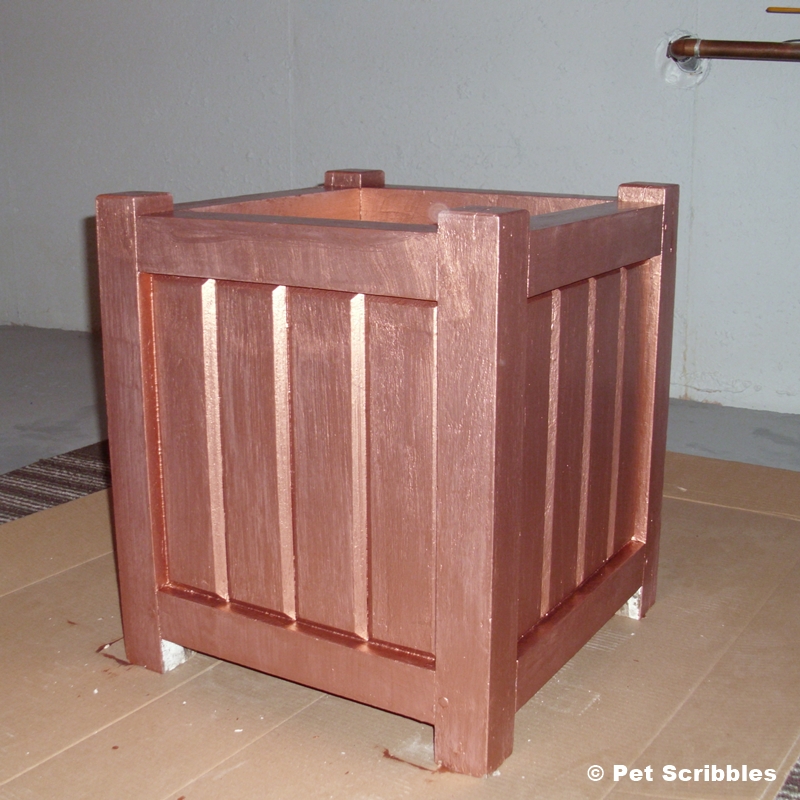 Easy Faux Copper Patina Paint Finish