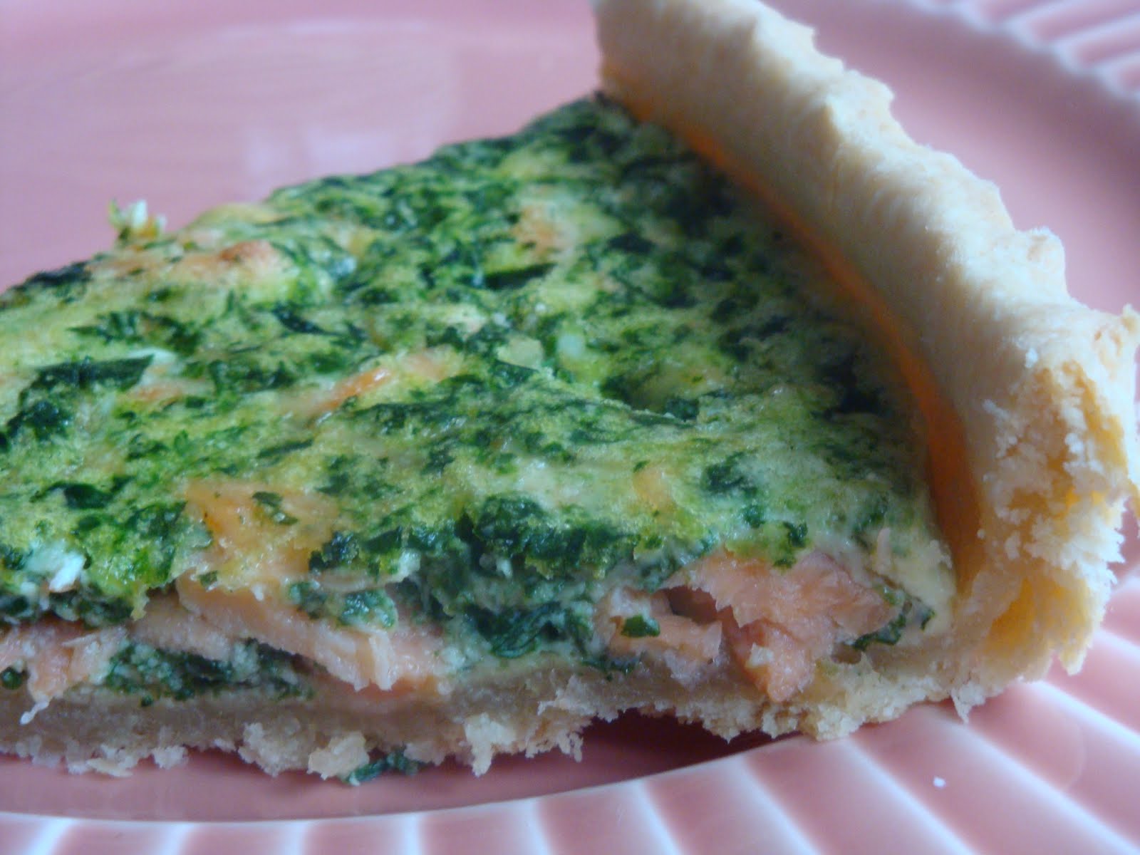 Yummy by Emmy Salmon & Spinach Quiche