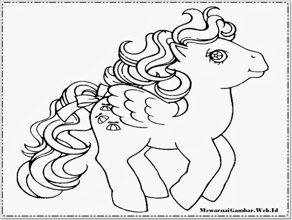 200+ Gambar Kuda Poni Untuk Mewarnai