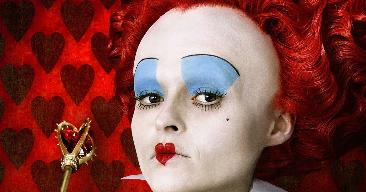 Sara Gerwat MUA Tim Burton's Red Queen in 'Alice in Wonderland' Off